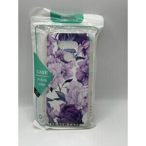 Floral Case for LG Harmony 2 K10 2017 Slim Shockproof Cover Purple